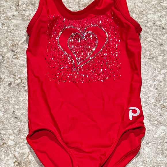 Other - Plum Practice Wear Valentines Gymnastics Leotard Size Small